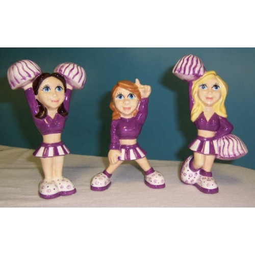 Plaster Molds - Cheerleader Friends